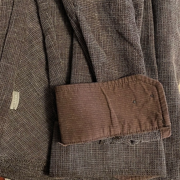 Kuhl Uproar Button Up waffle long sleeve Shirt men’s sz S variegated browns . - Picture 7 of 16